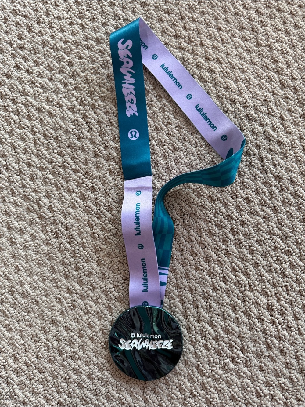 lululemon Seawheeze 2026 half marathon finisher Medal